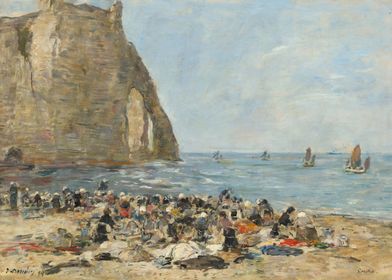 Washerwomen on the Beach 