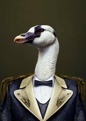 Prince Duck Royal Painting