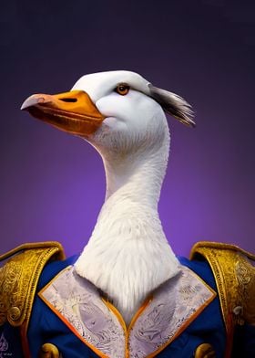 Prince Duck Royal Painting