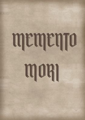 MEMENTO MORI