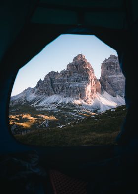 View from tent