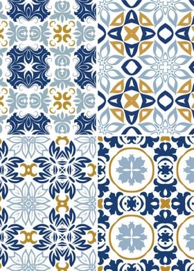 Mediterranean Blue Tile 70