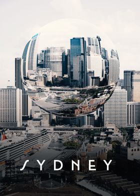 Sydnet Australia Glass Orb