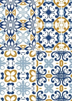 Mediterranean Blue Tile 65