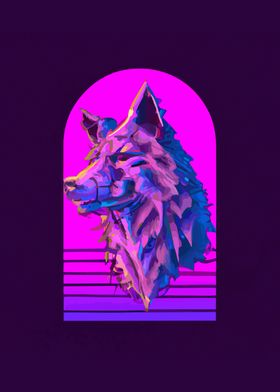 Wolf Vaporwave
