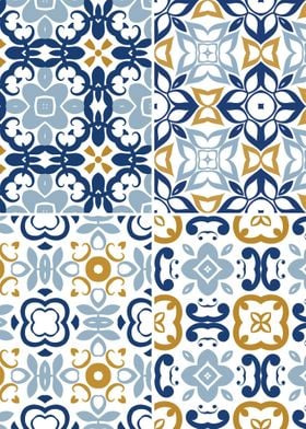 Mediterranean Blue Tile 63