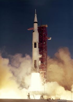 Saturn V Launching