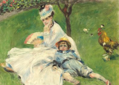 Madame Monet and Her Son