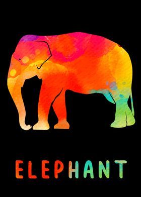 Elephant Colorful Animal