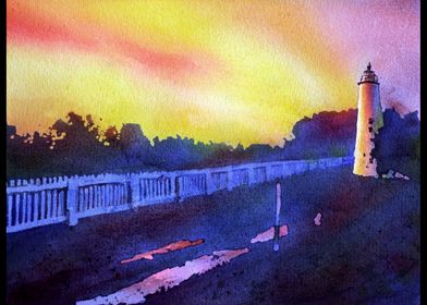 Ocracoke Lighthouse NC