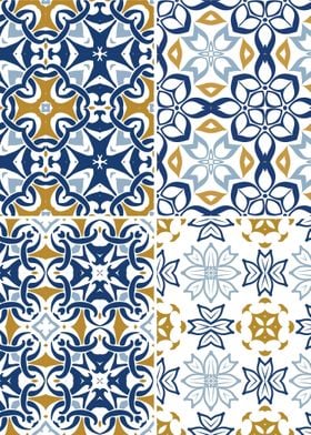 Mediterranean Blue Tile 75