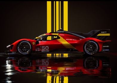 2023 Ferrari 499P Race Car