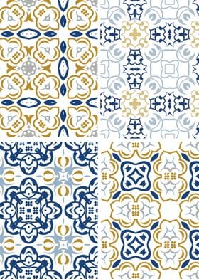 Mediterranean Blue Tile 78