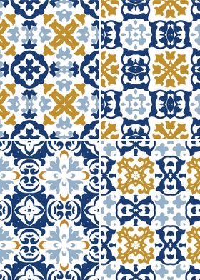 Mediterranean Blue Tile 72