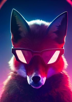 Fox with Sunglasses