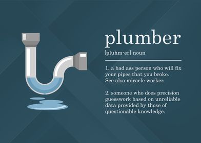 Funny Plumber Definition