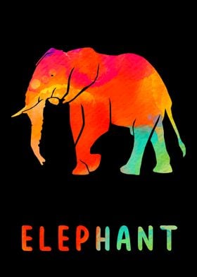 Elephant Colorful Animal