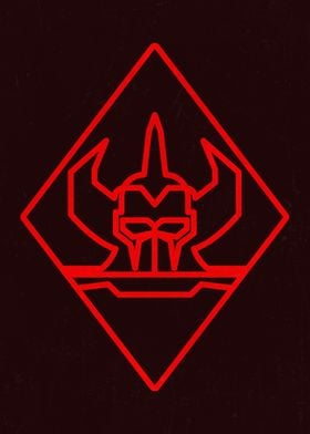 logo de papier peint puissant des power rangers de morphine