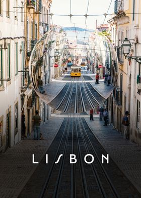 Lisbon Portugal Glass Lens