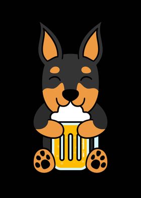 Miniature Pinscher Beer 