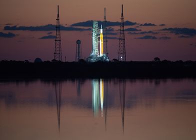 Artemis 1 on the Launchpad