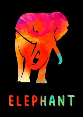 Elephant Colorful Animal