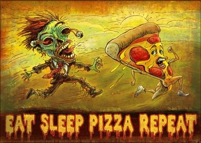 Eat Sleep Pizza Repeat