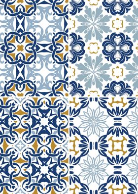 Mediterranean Blue Tile 73