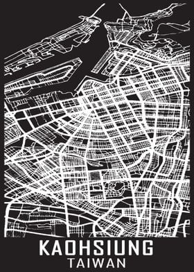 Kaohsiung Taiwan City Map