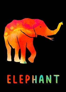 Elephant Colorful Animal