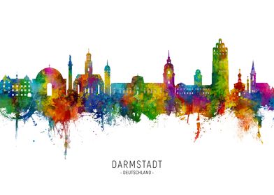 Darmstadt Skyline Germany