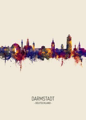 Darmstadt Skyline Germany