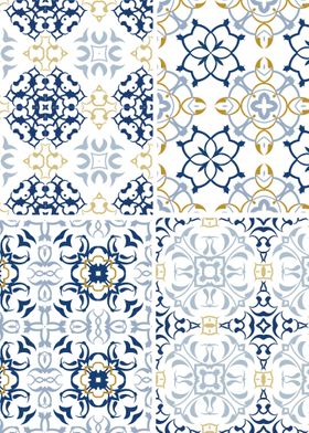 Mediterranean Blue Tile 89