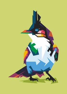 Beautifull Bird Popart