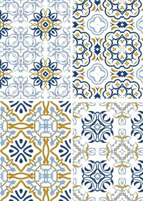 Mediterranean Blue Tile 86