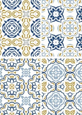 Mediterranean Blue Tile 87