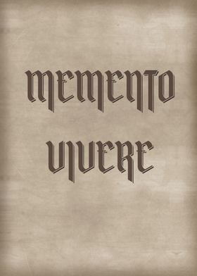 MEMENTO VIVERE