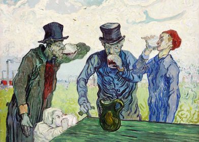 The Drinkers by Van Gogh