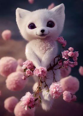 little pink fox