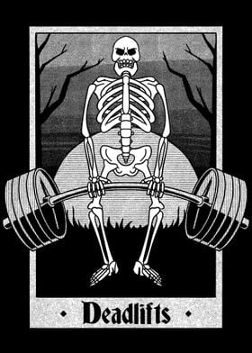 Deadlift Skeleton Gym 