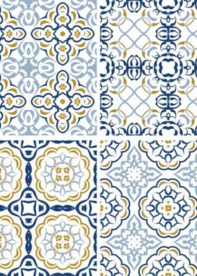 Mediterranean Blue Tile 84