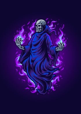 The halloween grim reaper