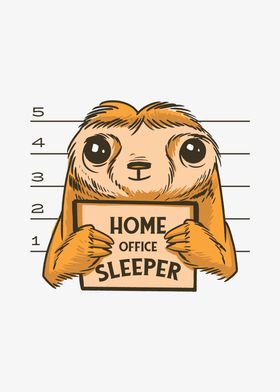 Home office sloth