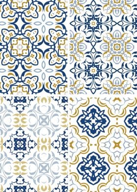 Mediterranean Blue Tile 85