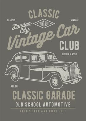 Vintage london car