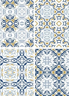 Mediterranean Blue Tile 83