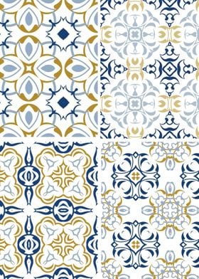 Mediterranean Blue Tile 82