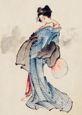 Japanese Vintage Geisha