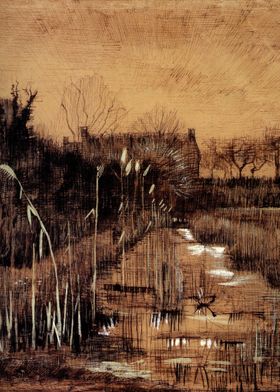 ditch1884 by Van Gogh