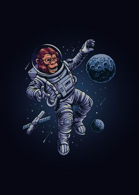 The monkey astronaut